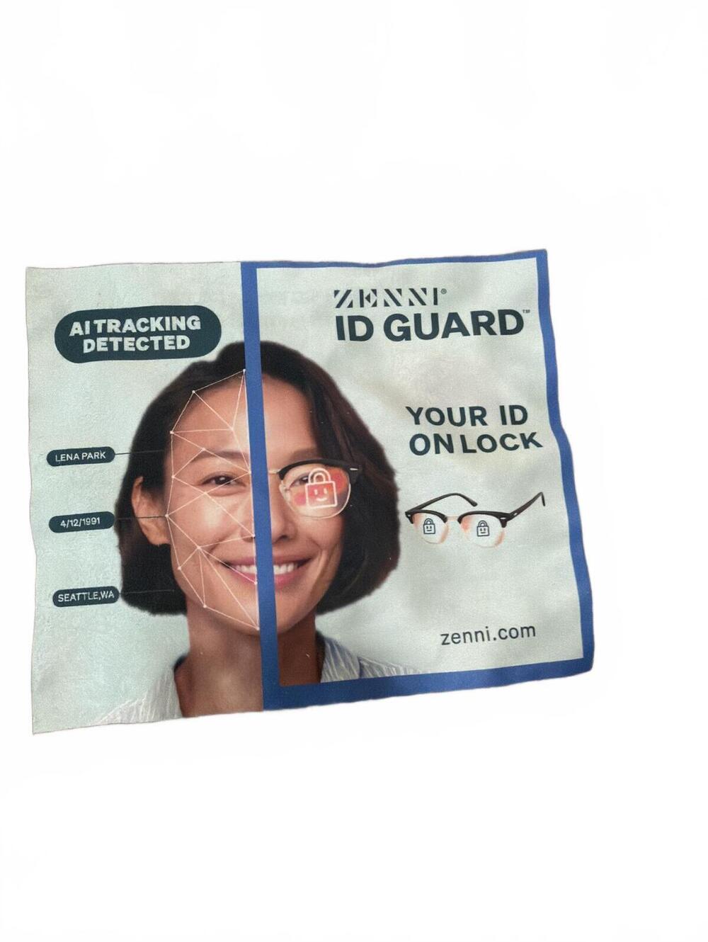 Zenni Eyeglasses Cleaning Cloth